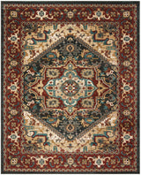 Safavieh Summit 10'-0" x 14'-0" Rug in Dark Grey / Red
