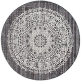 Safavieh Ebony 6'-0" x 6'-0" Rug in Brown / Ivory