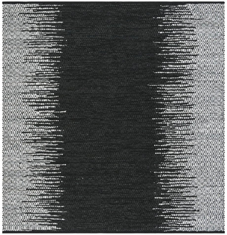 Safavieh Vintage Leather 6'-0" x 6'-0" Rug in Light Grey / Black