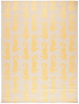 Safavieh Courtyard 8'-0" x 11'-0" Rug in Beige / Yellow