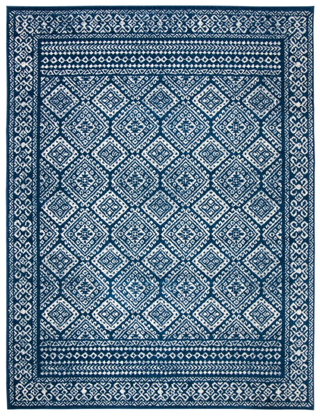 Safavieh Tulum 10'-0" x 13'-0" Rug in Navy / Ivory