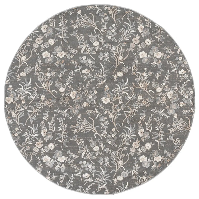 Safavieh Cameron 6'-7" x 6'-7" Rug in Grey / Ivory Beige