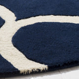 Safavieh Cambridge 6'-0" x 6'-0" Rug in Dark Blue / Ivory