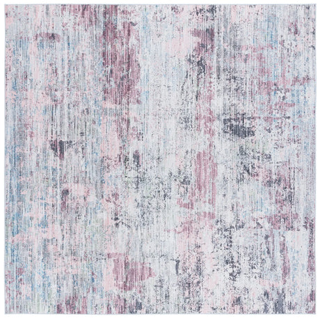 Safavieh Tacoma 6'-0" x 6'-0" Rug in Plum / Green