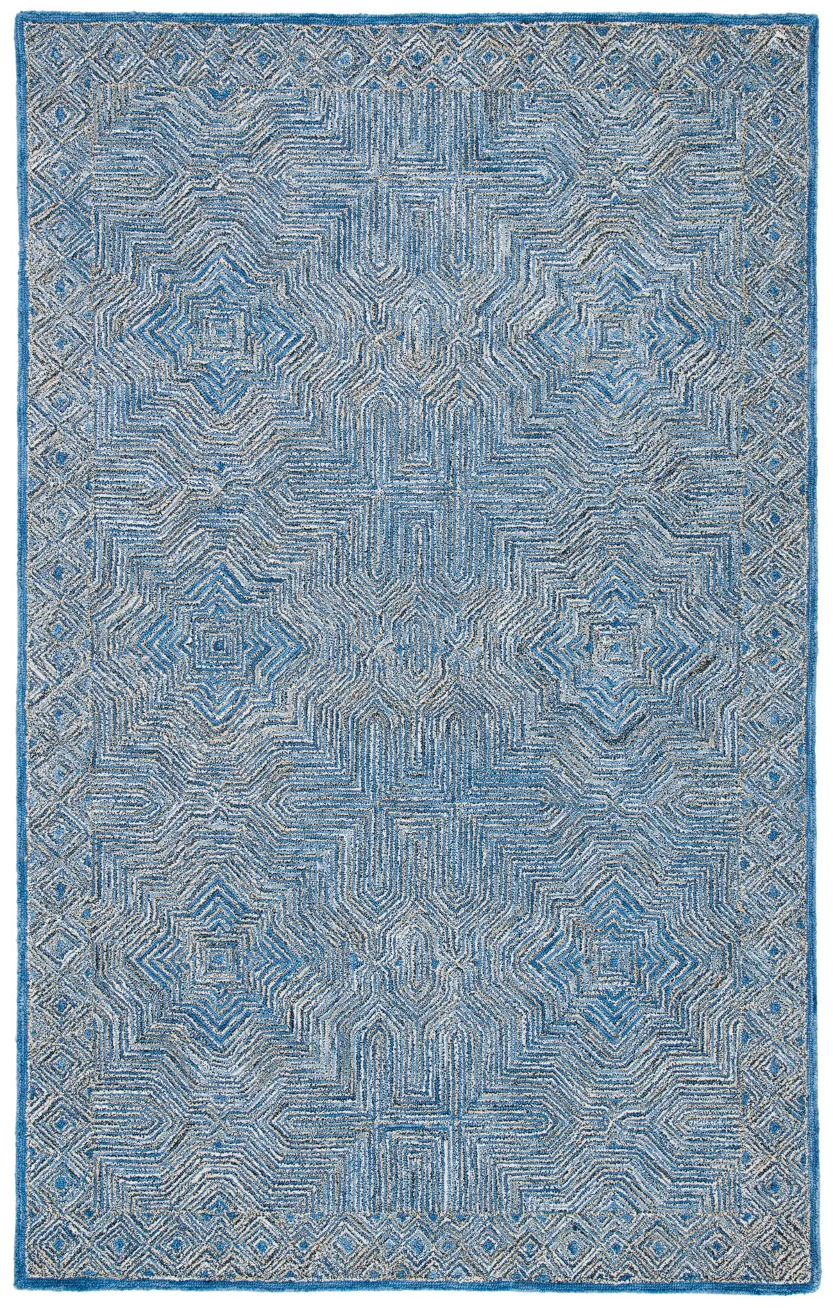 Safavieh Micro-Loop 4'-0" x 6'-0" Rug in Blue