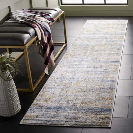 Safavieh Palma 2'-2" x 9'-0" Rug in Beige / Light Blue