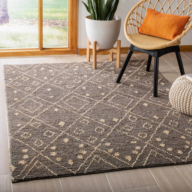 Safavieh Bohemian 4'-0" x 6'-0" Rug in Grey / White