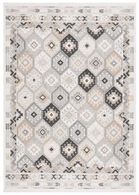 Safavieh Sunrise 5'-3" x 7'-7" Rug in Ivory / Grey Black