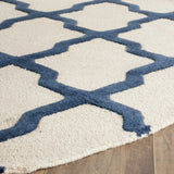 Safavieh Cambridge 6'-0" x 6'-0" Rug in Ivory / Navy