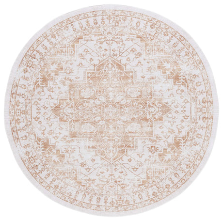 Safavieh Arizona 6'-0" x 6'-0" Rug in Beige / Gold