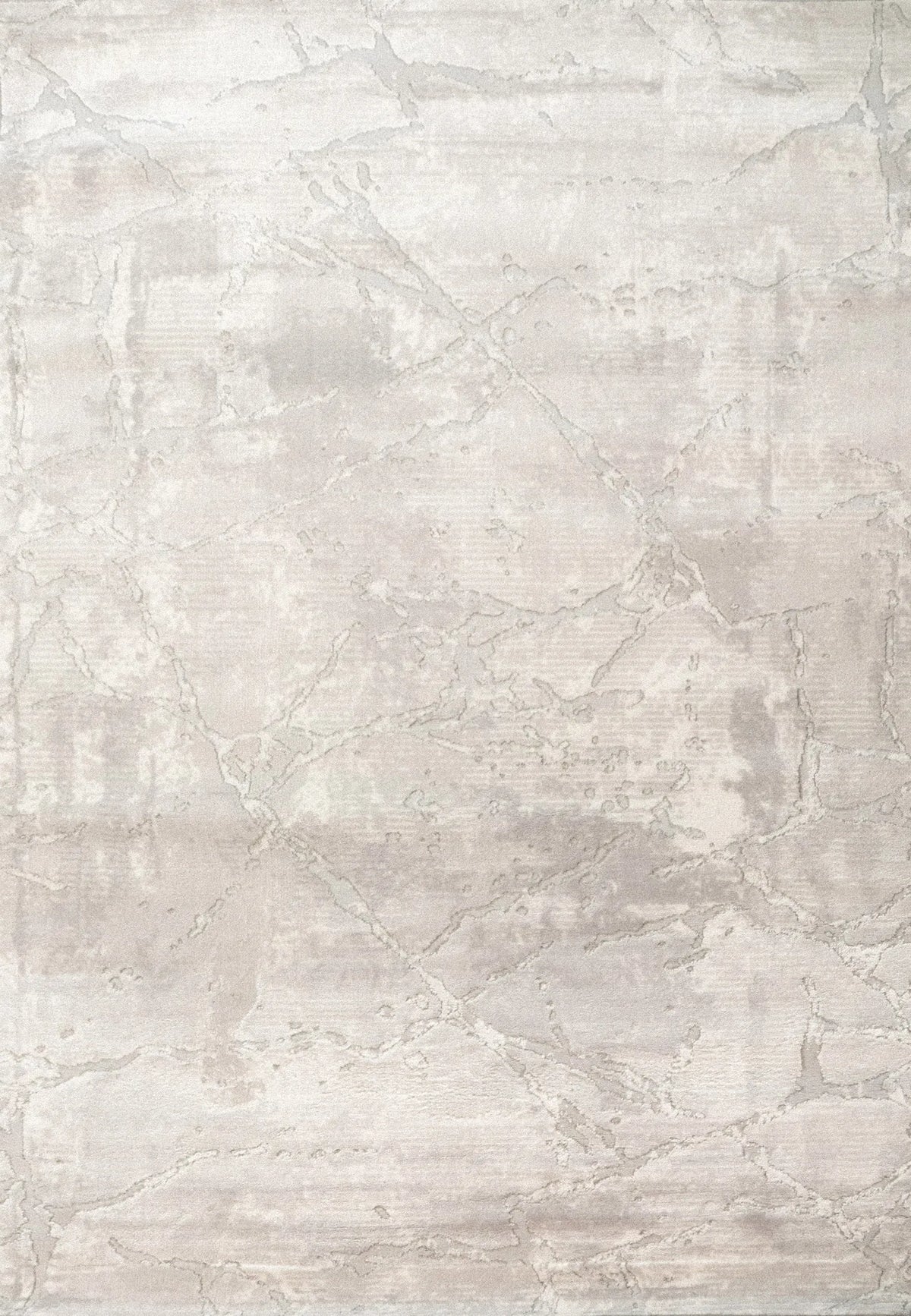 Dynamic Rugs Lazer 12676 Power Loomed Modern Light Grey Rug - Rectangular