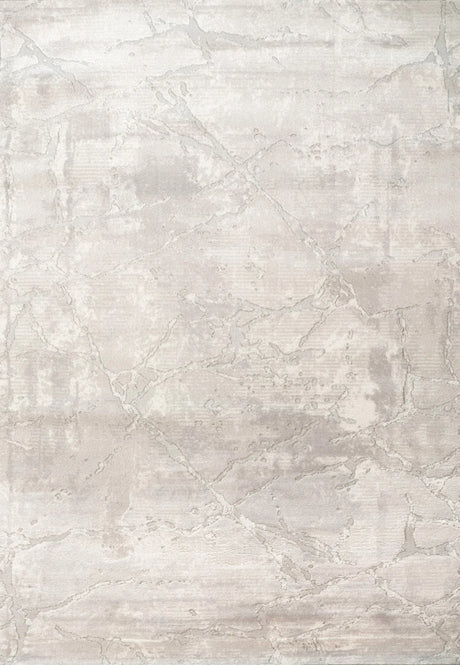 Dynamic Rugs Lazer 12676 Power Loomed Modern Light Grey Rug - Rectangular