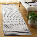 Safavieh Montauk 2'-3" x 9'-0" Rug in Black / Ivory