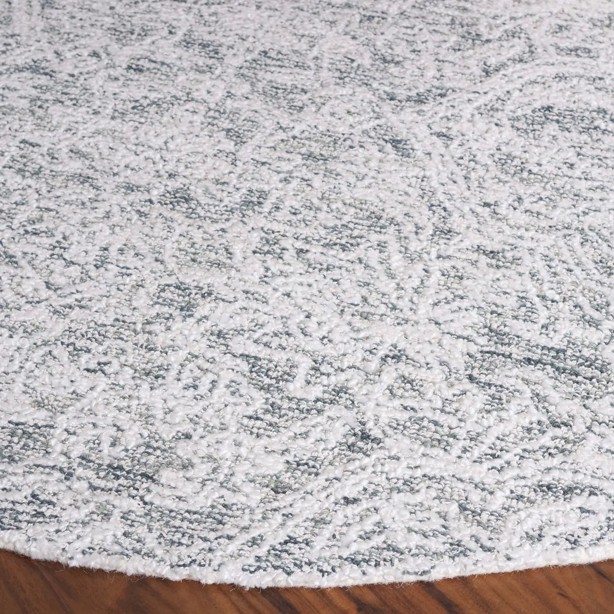 Safavieh Ebony 6'-0" x 6'-0" Rug in Light Blue / Ivory