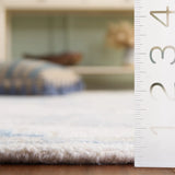 Safavieh Micro-Loop 4'-0" x 6'-0" Rug in Ivory / Navy