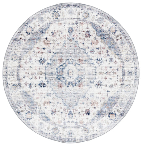 Safavieh Arizona 6'-0" x 6'-0" Rug in Light Blue / Ivory
