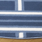 Safavieh Groove 6'-7" x 6'-7" Rug in Blue / Ivory