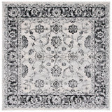 Safavieh Tulum 6'-7" x 6'-7" Rug in Ivory / Black