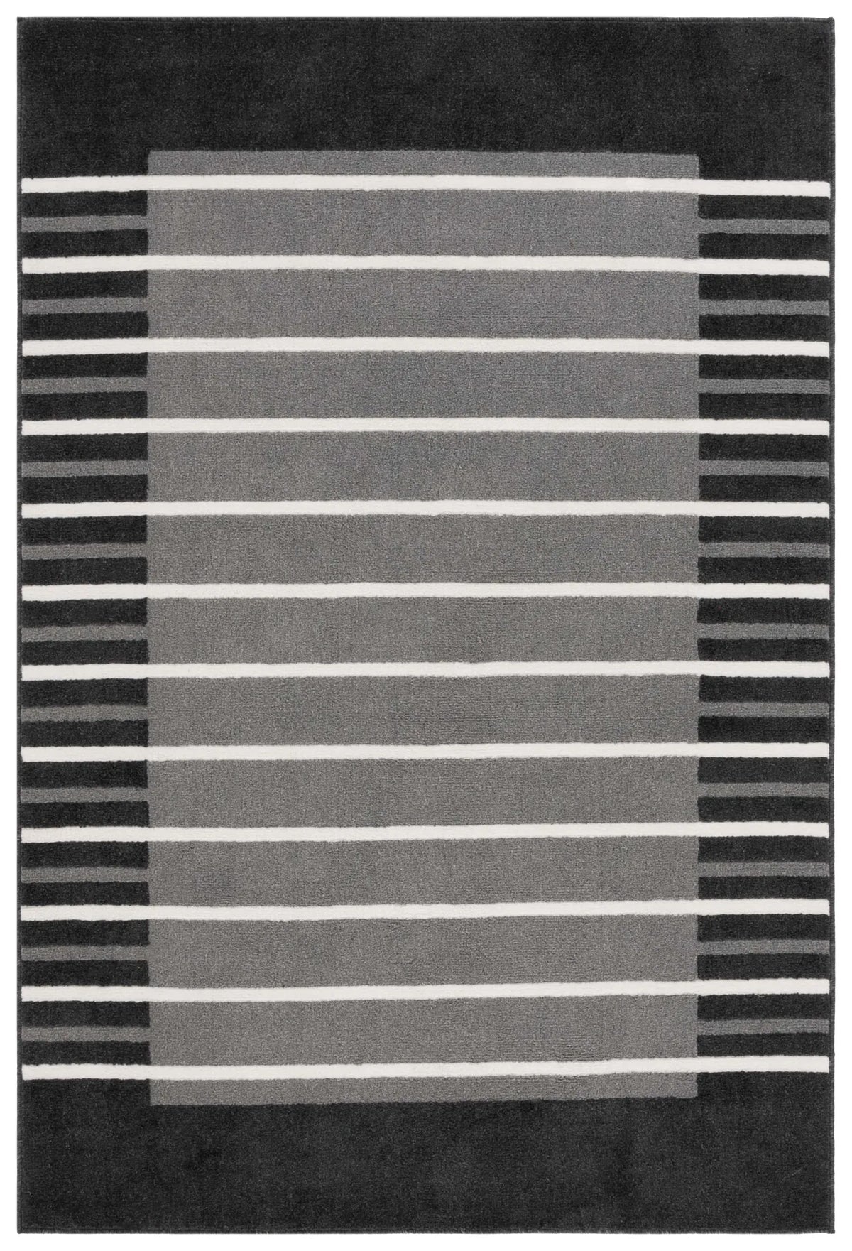 Safavieh Pyramid 4'-5" x 6'-5" Rug in Grey / Ivory Black