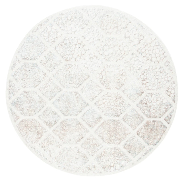 Safavieh Restoration Vintage 6'-0" x 6'-0" Rug in Ivory