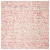 Safavieh Abstract 6'-0" x 6'-0" Rug in Ivory / Pink