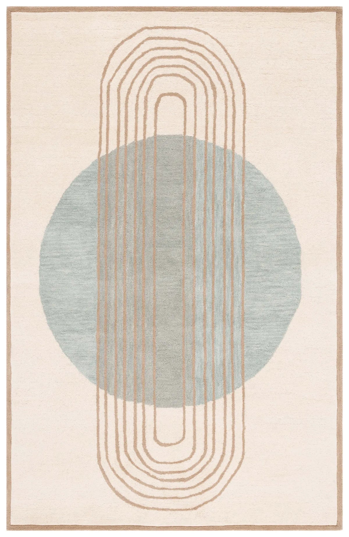 Safavieh Rodeo Drive 4'-0" x 6'-0" Rug in Ivory / Blue