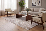 Dynamic Rugs Obsession 9531 Power Loomed Modern Beige/Cream Rug - Room
