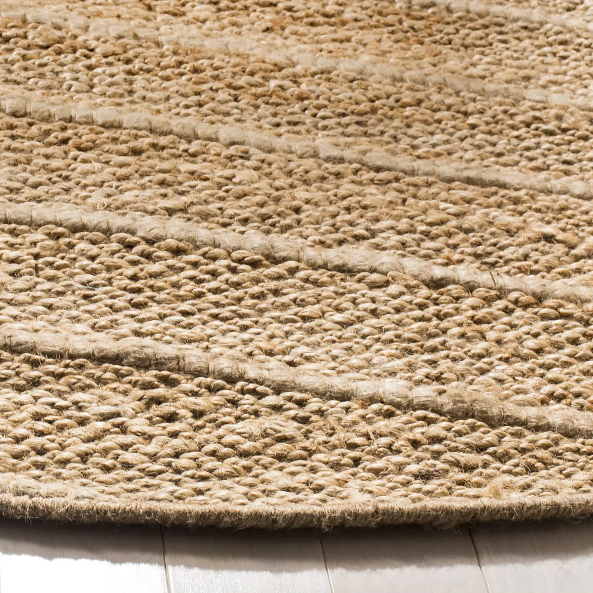 Safavieh Natural Fiber 6'-0" x 6'-0" Rug in Natural / Light Grey