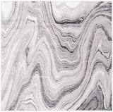 Safavieh Amelia 6'-7" x 6'-7" Rug in Light Grey / Ivory