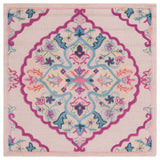 Safavieh Bellagio 5'-0" x 5'-0" Rug in Light Pink / Multi