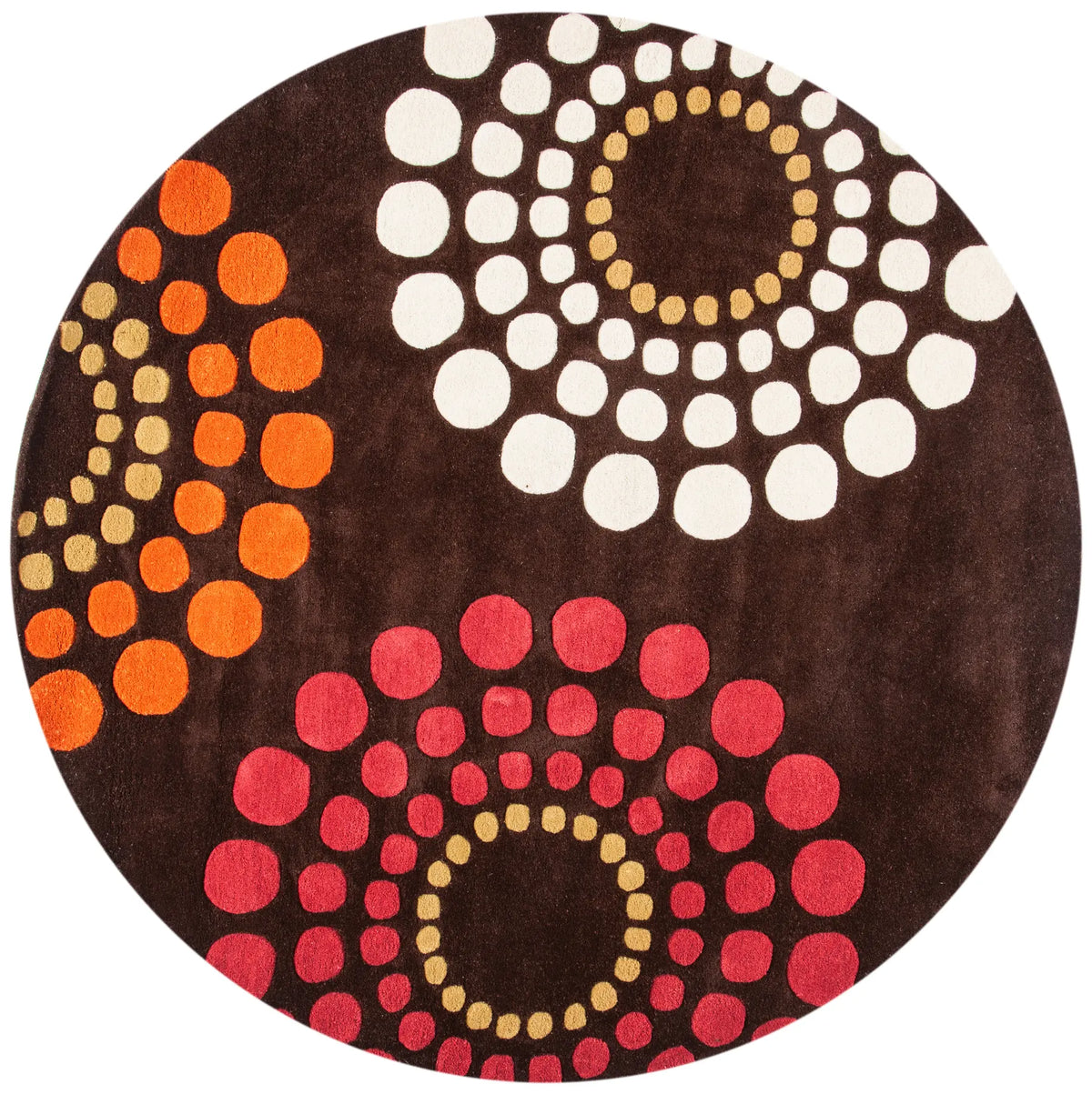 Safavieh Soho 6'-0" x 6'-0" Rug in Brown / Multi