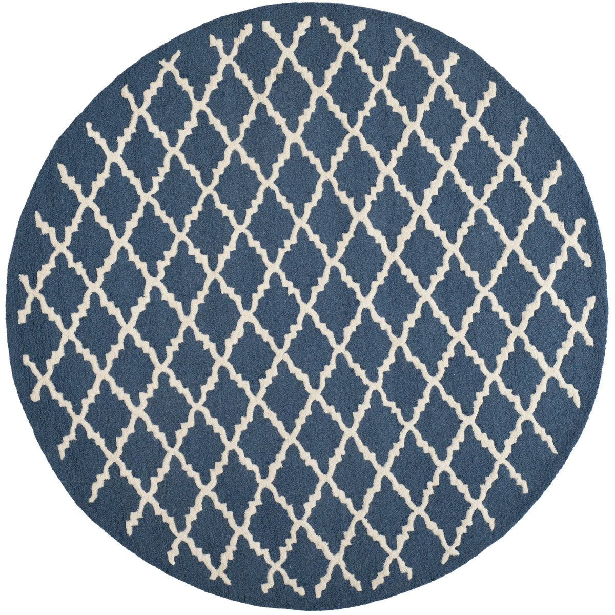 Safavieh Cambridge 6'-0" x 6'-0" Rug in Navy / Ivory