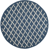 Safavieh Cambridge 6'-0" x 6'-0" Rug in Navy / Ivory