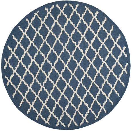 Safavieh Cambridge 6'-0" x 6'-0" Rug in Navy / Ivory