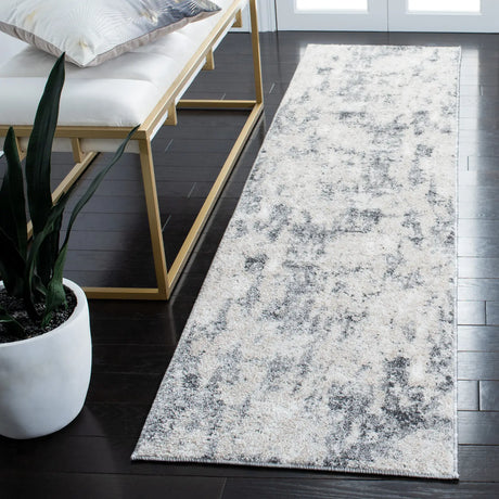 Safavieh Aston 2'-0" x 8'-0" Rug in Ivory / Grey