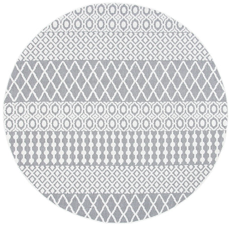 Safavieh Cabana 6'-7" x 6'-7" Rug in Ivory / Grey