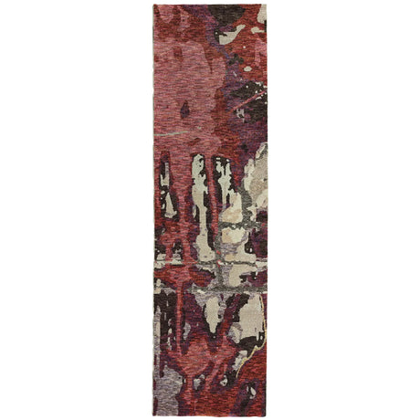 Oriental Weavers Sphinx Evolution 8028B Red/Beige Rugs - runner