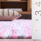 Safavieh Rag Rug 6'-0" x 9'-0" Rug in Light Pink / Multi