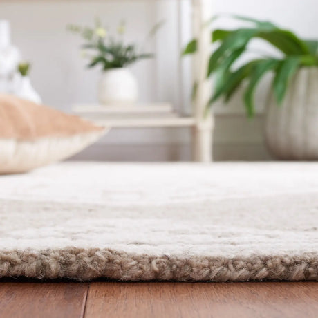 Safavieh Abstract 4'-0" x 6'-0" Rug in Beige / Ivory