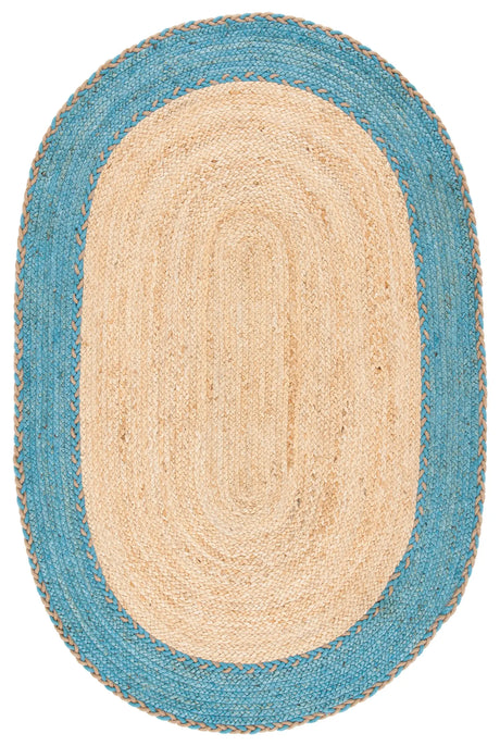 Safavieh Natural Fiber 3'-0" x 5'-0" Rug in Natural / Blue