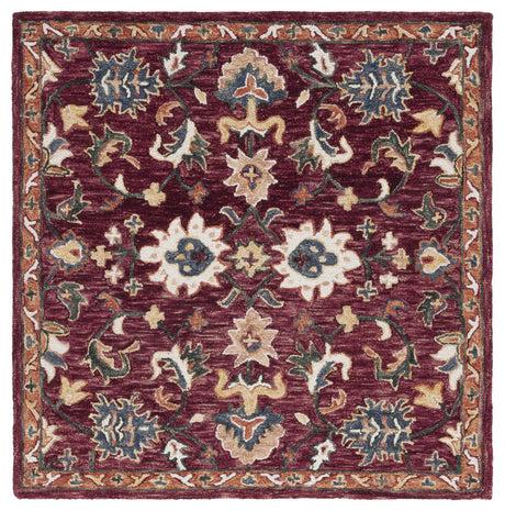 Safavieh Aspen 5'-0" x 5'-0" Rug in Red / Rust