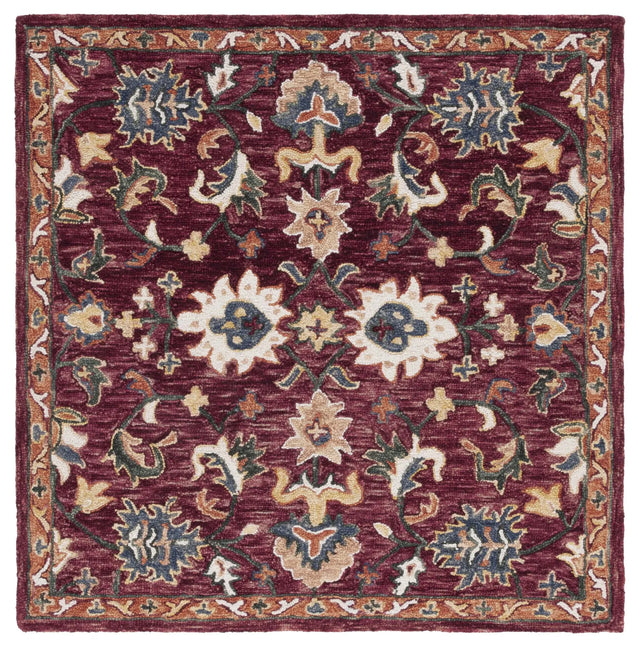Safavieh Aspen 5'-0" x 5'-0" Rug in Red / Rust