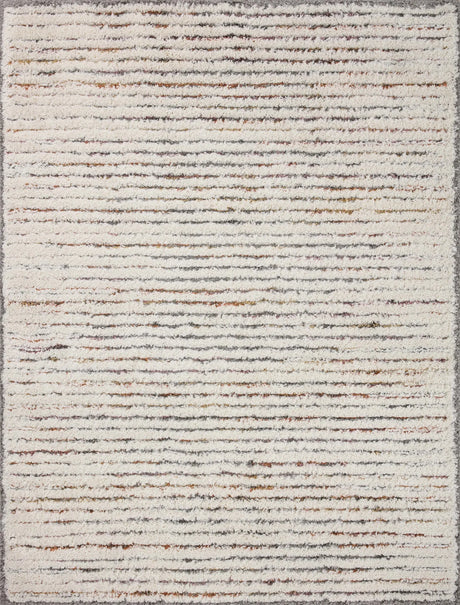 Loloi Levitt Shag Lev-01 Ivory/Multi Rug - main flat