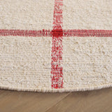 Safavieh Montauk 6'-0" x 6'-0" Rug in Ivory / Red