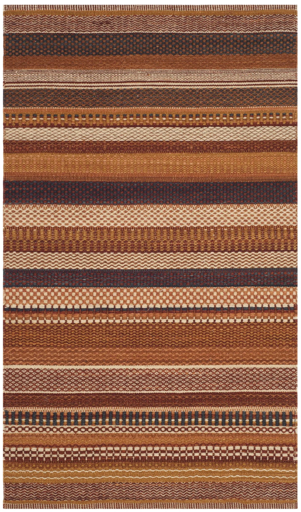 Safavieh Kilim 3'-0" x 5'-0" Rug in Rust
