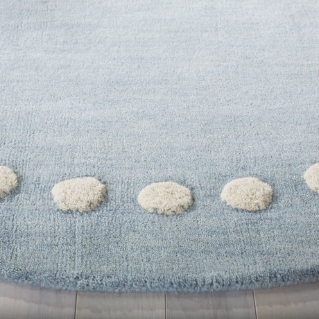 Safavieh Safavieh Kids 5'-0" x 5'-0" Rug in Blue / Ivory