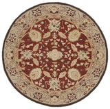 Safavieh Anatolia 6'-0" x 6'-0" Rug in Rust / Green
