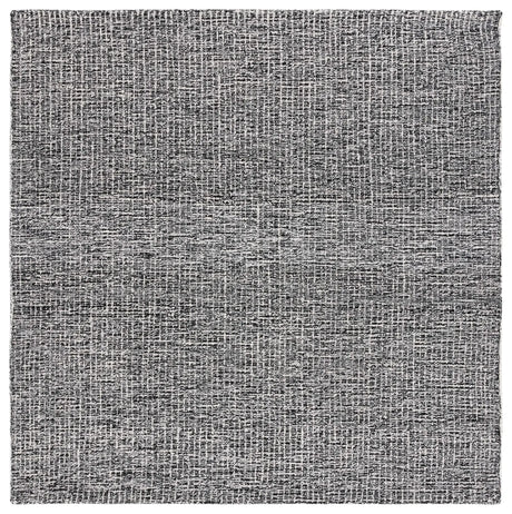 Safavieh Abstract 6'-0" x 6'-0" Rug in Black / Ivory