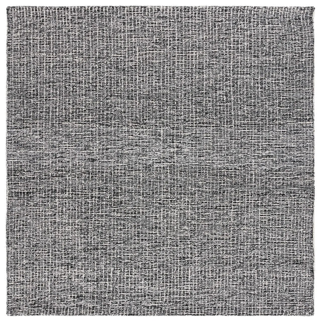 Safavieh Abstract 6'-0" x 6'-0" Rug in Black / Ivory
