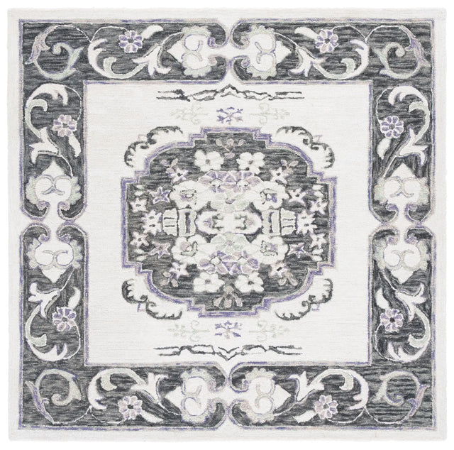 Safavieh Aspen 6'-0" x 6'-0" Rug in Ivory / Black